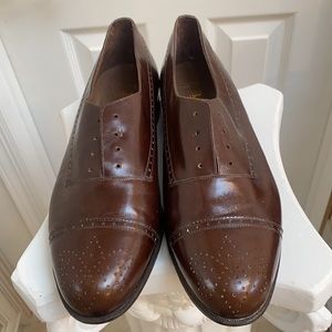 BALLY of Switzerland Austin Leather Derby Lace Up Dress Shoe size 10 Brown